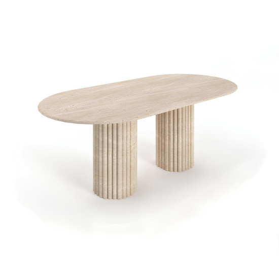 Asya Traverten Masa (90x190) - Diassihome  Online Mobilya Mağazası